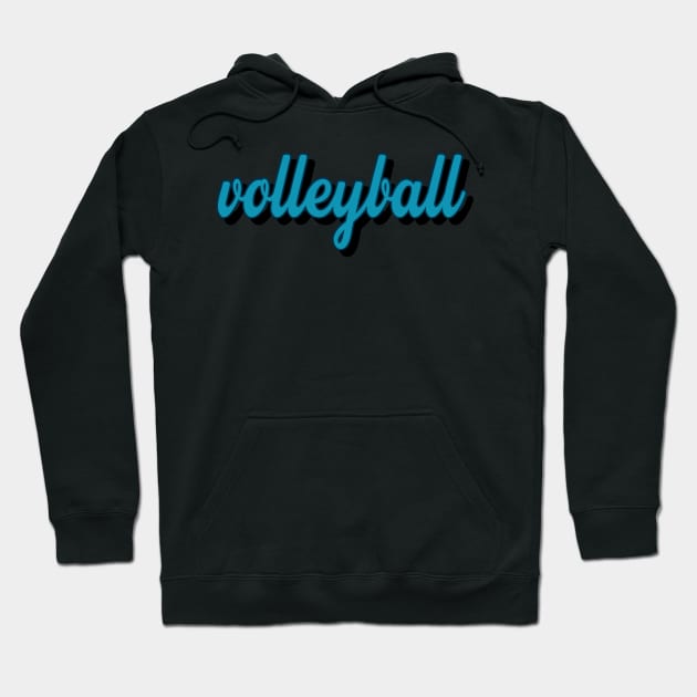 volleyball Hoodie by sarelitay